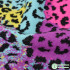 Rainbow Leopard Polyester Cotton Sewing Quilting Fabrics Needlework Material DIY Handmade Cloth Handmade Sewing