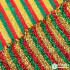 NEW Christmas Glitter Fabric Red Green Stripe Polyester Fabric Clothing Accessories for Xmas Tablecloth Pillowcase Snowman Scarf