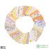 50Pcs 10x10cm Mixed Style Square Patchwork Cotton Fabric Cloth Needlework DIY Handmade Sewing Floral Print Fabrics