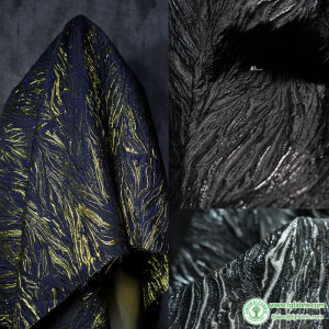 Jacquard Fabric Jacket Handmade Bag Texture Clothing Designer Wholesale Cloth Apparel for Diy Sewing Polyester Nylon Material