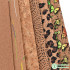 Lychee Life 1Yard A3 A4 A5 Vintage Soft Cork Synthetic Leather Fabric For Garment Handbags Handmade Floral Sewing Fabric